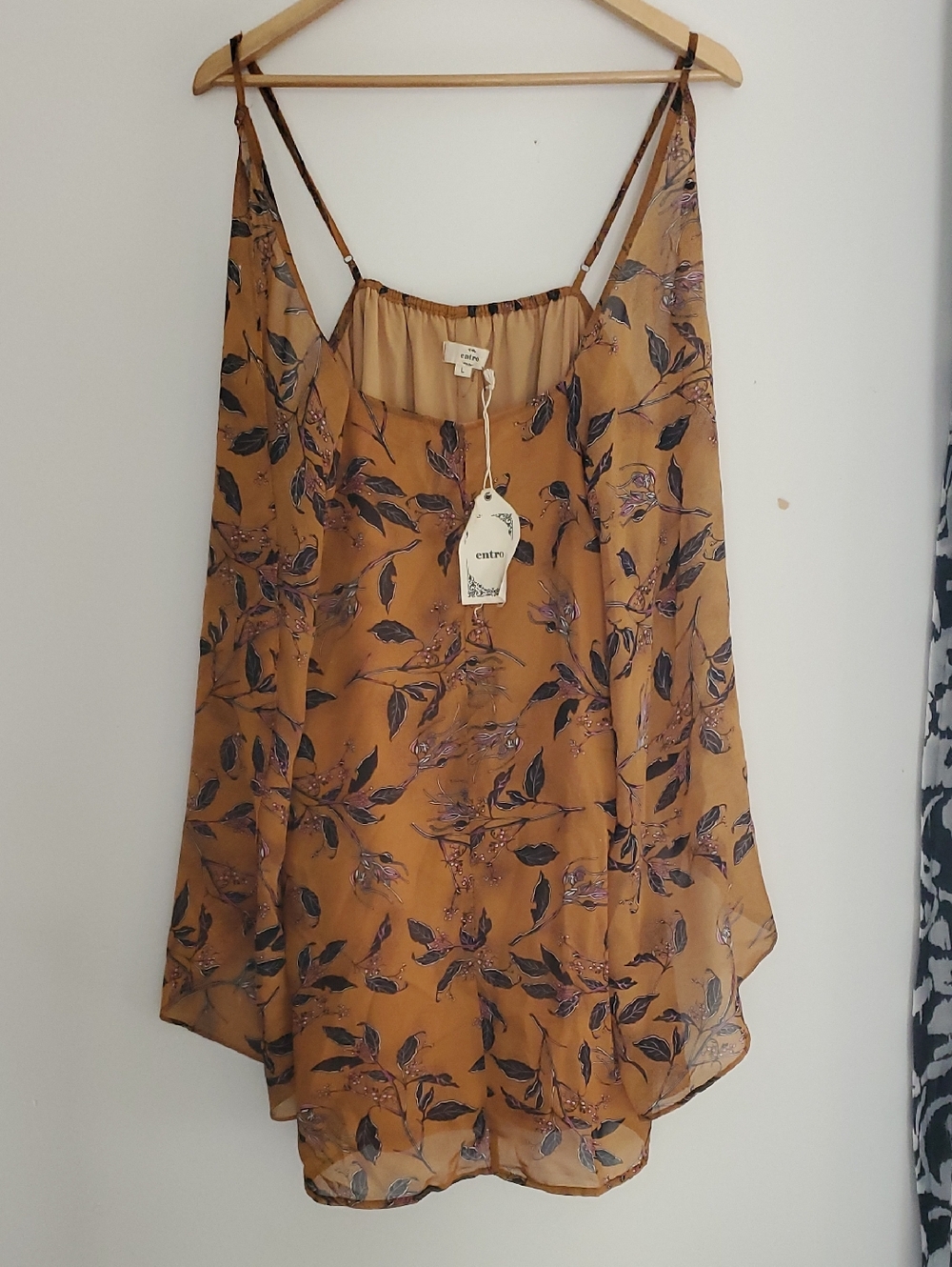 Entro Boho Flowy Tunic Cami